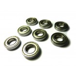 ROLAMENTO BALL BEARING 24X12X6MM PARA 1/5 MEGAP MTC-5 ETC CONTÉM 8 PEÇAS HIMOTO 50069